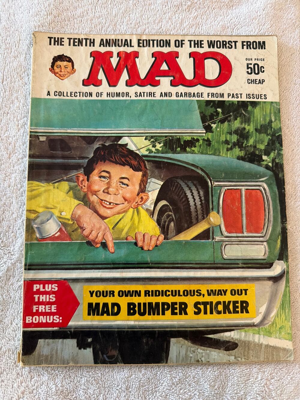 Vintage The Worst From MAD Magazine 10th Annual Edition 1964 Humor Satire Comic